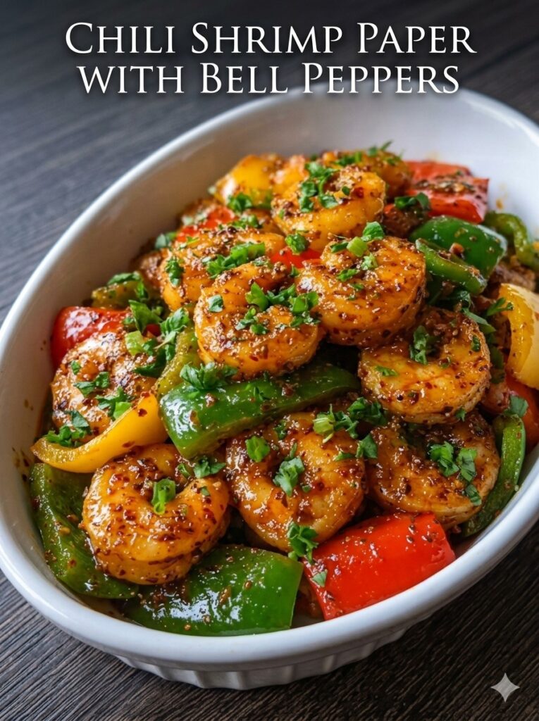 Chili Shrimp Paper with Bell Peppers – WebNeza