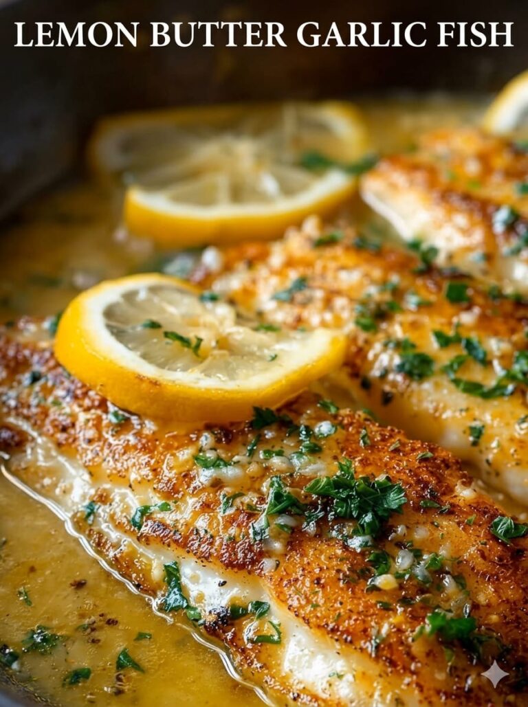 Lemon Butter Garlic Fish – WebNeza