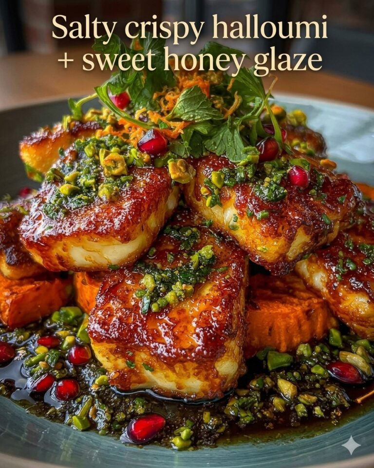 Halumi Less Salt Salty crispy halloumi + sweet honey glaze – WebNeza