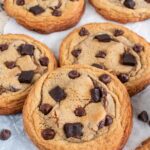 Chocolate Chunk Cookies with soft chewy centers, crisp golden edges, and rich melted chocolate chunks